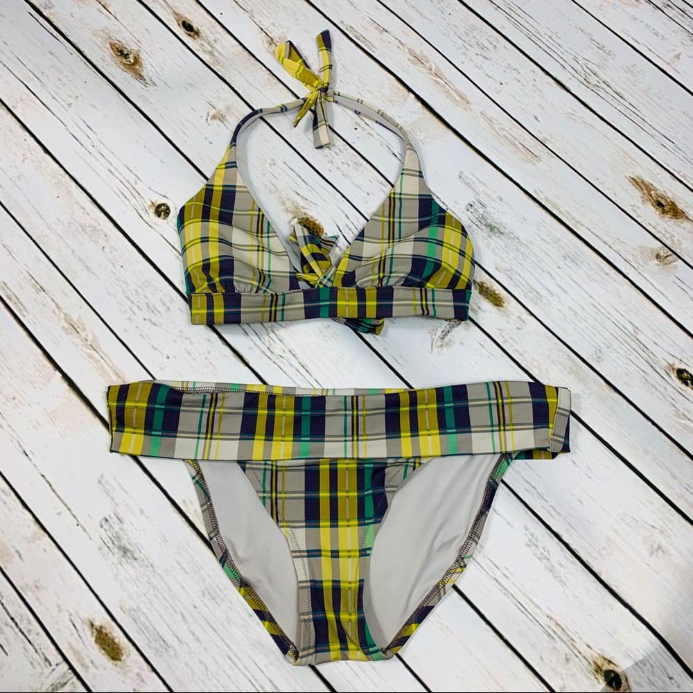 Victoria’s Secret Plaid Bikini Tie Closure